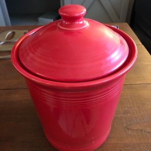 Red cookie jars